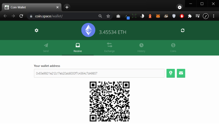 Web Wallets example