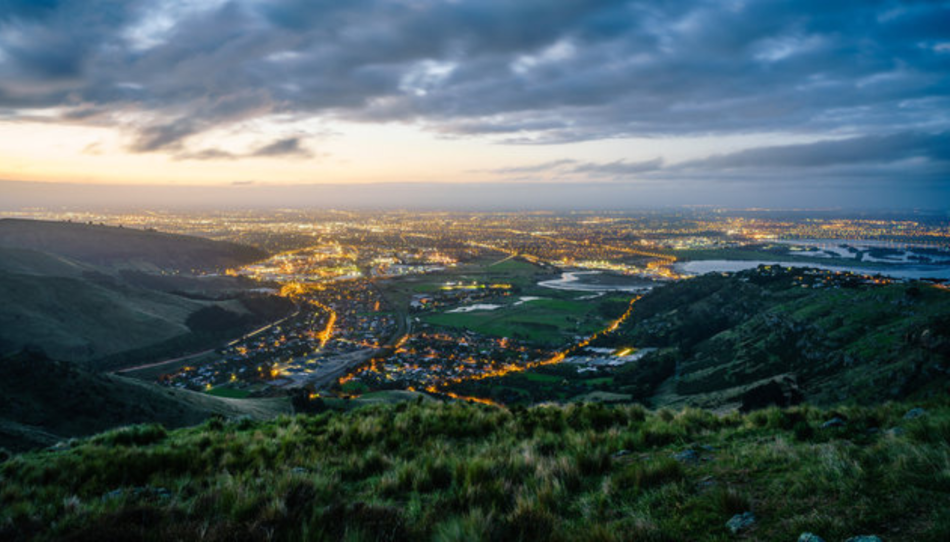 Christchurch city skyline
