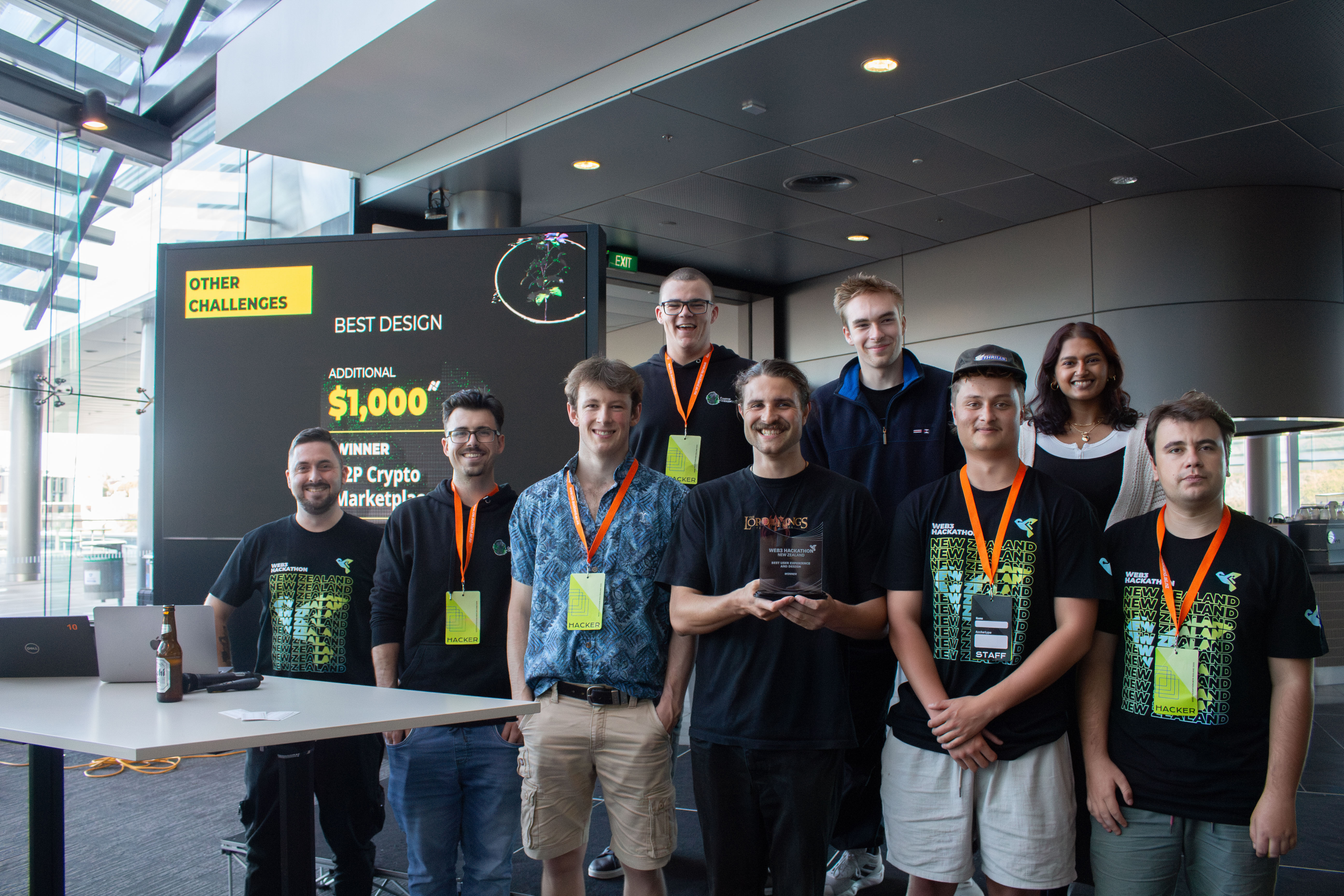WebNZ Hackathon Best UX Design Award