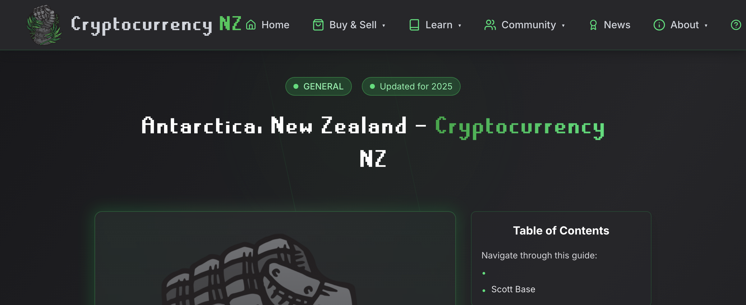 Antarctica - Cryptocurrency NZ