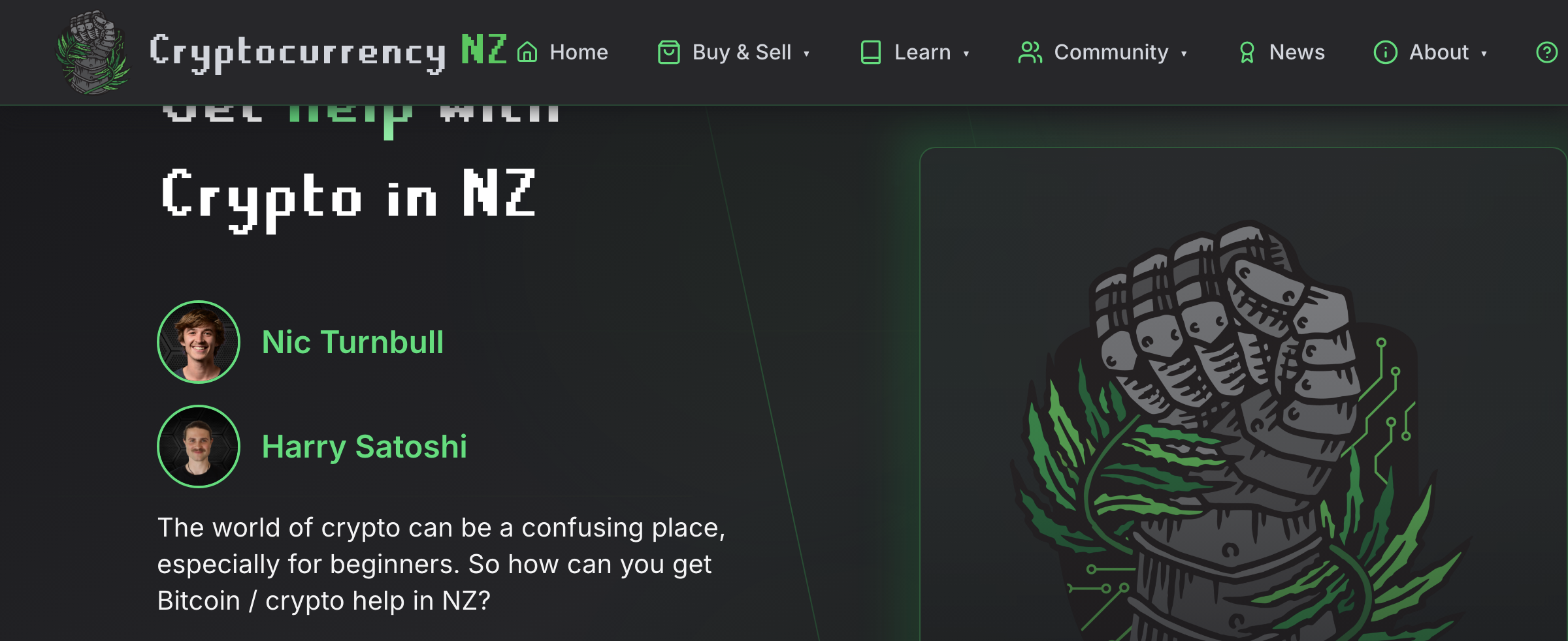 Get Help - Cryptocurrency NZ