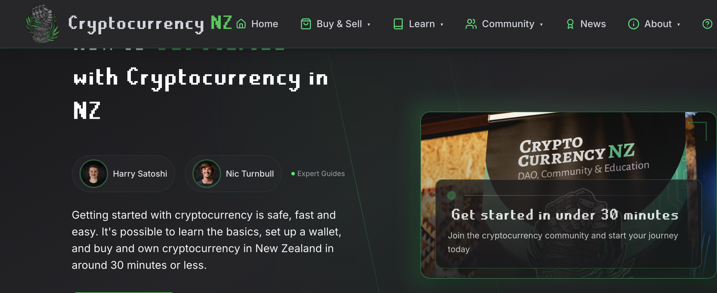 Get Started - Cryptocurrency NZ