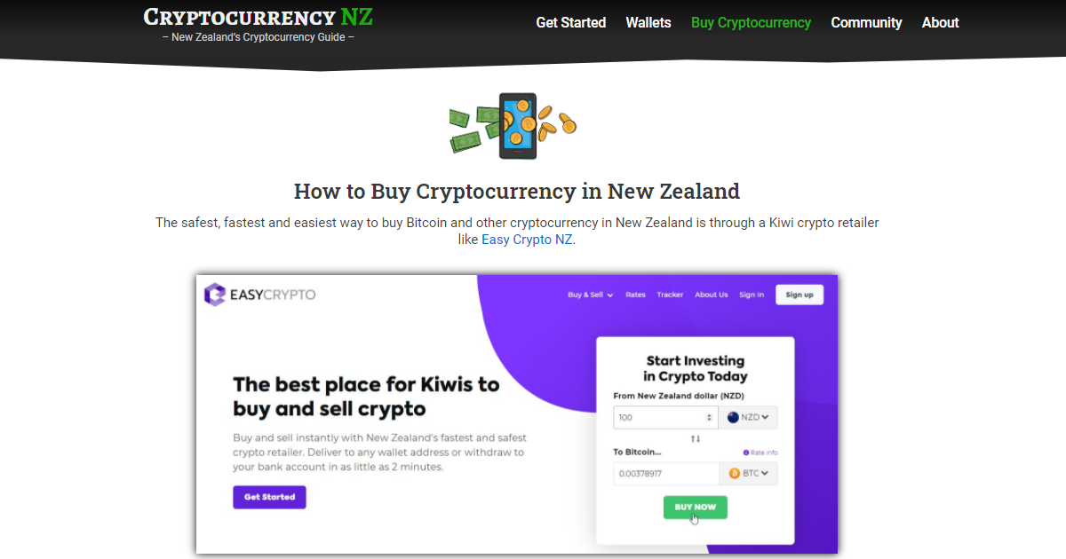 buy sell cryptocurrency nz