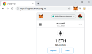 MetaMask Browser Extension Cryptocurrency bitcoin ethereum Crypto wallet NZ