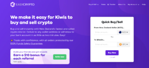 Buy Bitcoin Cryptocurrency Easy Crypto NZ