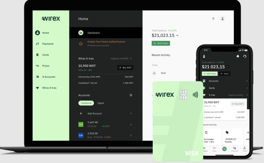 Wirex Wallet Card bitcoin NZ