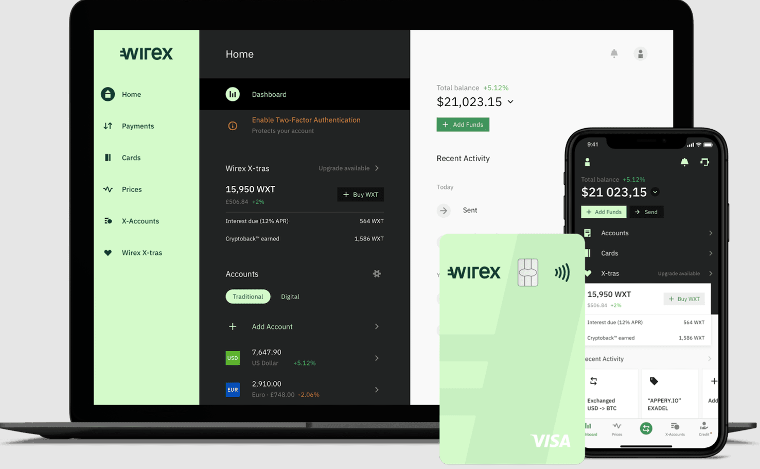 Wirex crypto wallet enjin download