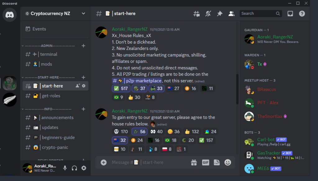 Cryptocurrency NZ Official Discord 2023